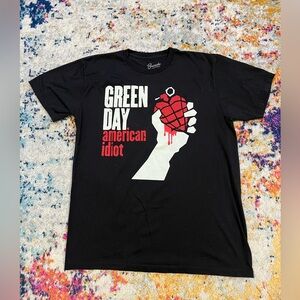 Green Day Shirt Medium